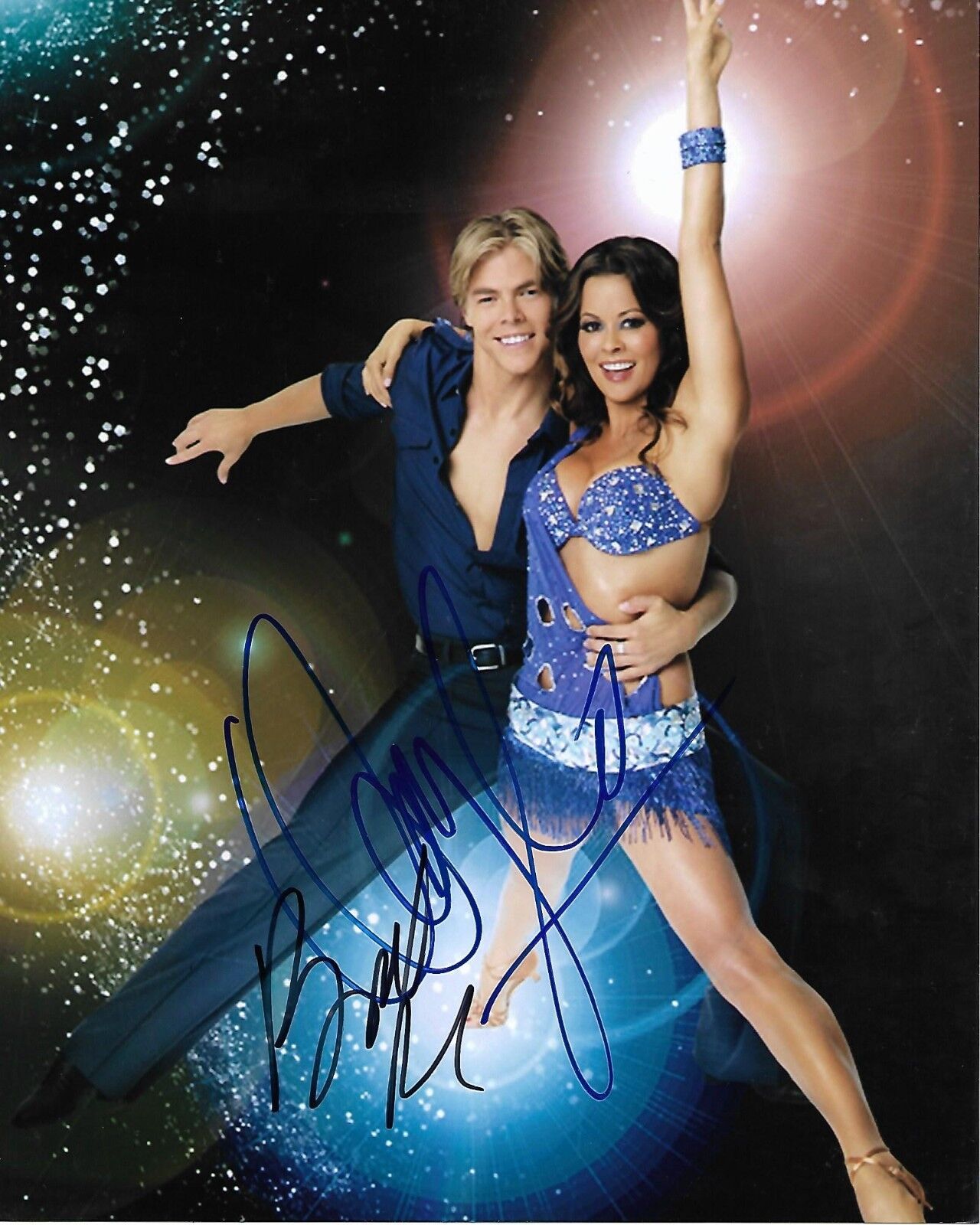 DANCING WITH THE STARS AUTOGRAPHED Photo Poster painting SIGNED 8X10 #1 BROOKE BURKE DEREK