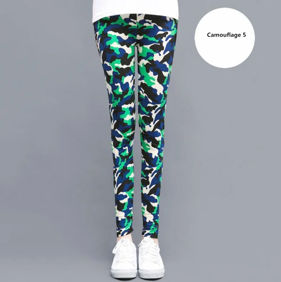 Women Fashion Camouflage Leggings Sexy Print Femme Push Up Pants Casual Camo Sport Workout Fitness Legging