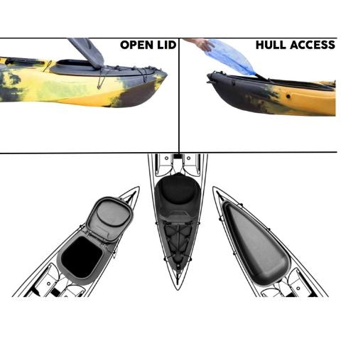 Malibu Stealth Fishing Kayak Package