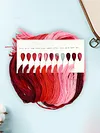 Friendship Bracelet String 6-Strand 120m Long DIY Hand Embroidery Threads Gradient Color Design for Bracelet DIY Crafts Sewing Embroidery Supplies