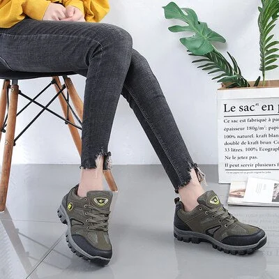 Hiking Shoes Outdoor Casual Shoes Travel Shoes Non-slip Breathable Waterproof Sneakers Trekking Women Zapatillas Mujer Deportiva