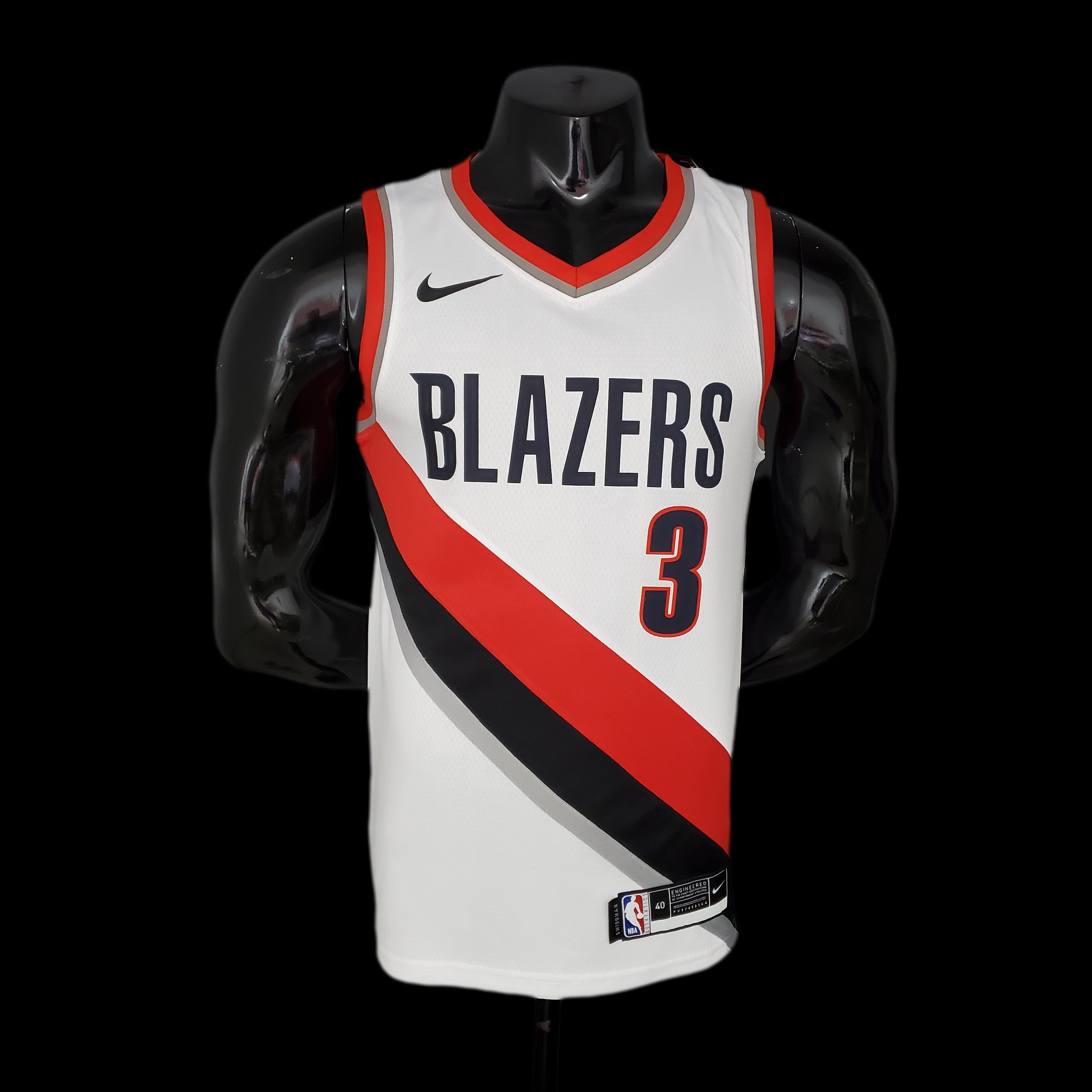 Maillot Portland Trail 3 McCOLLUM NBA Basket Maillot De Fou, site maillot de foot pas cher