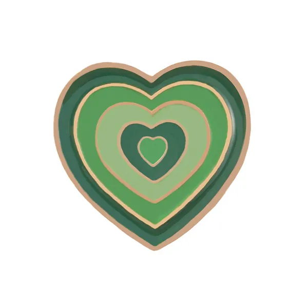 Foto del pin Green Heart Of Love