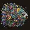 Diamond Painting-DIY Crystal Rhinestone Patterned Fish