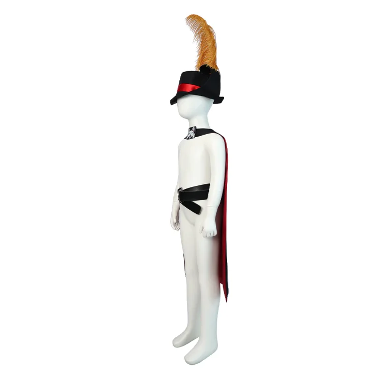 Kids Children Puss in Boots: The Last Wish Cosplay Costume Outfits Halloween Carnival Party Suit