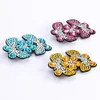 3pcs DIY Full Drill Diamond Painting Hairpin Butterfly Flower Girl Headwear Kit
