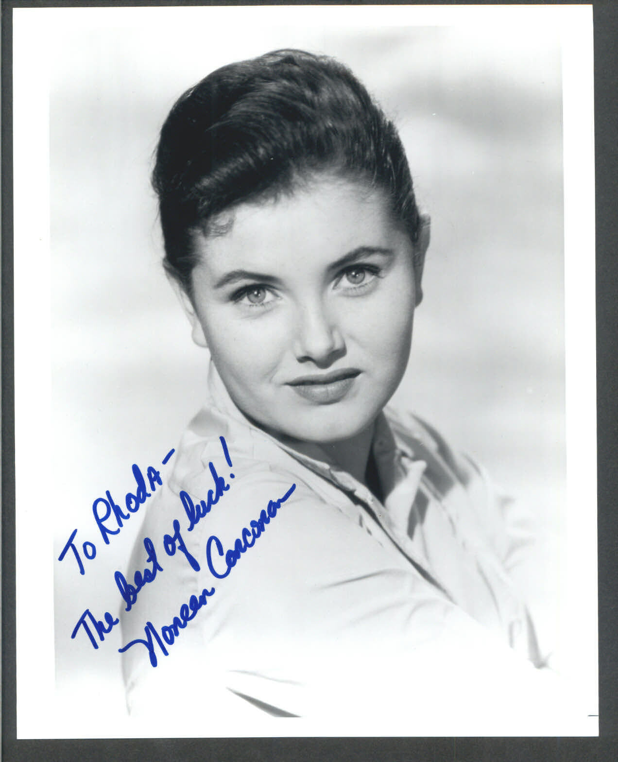 Noreen Corcoran - Signed Vintage Celebrity Autograph Photo Poster painting - Bachelor Father