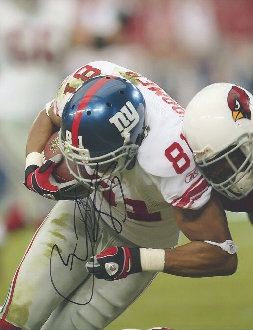 *AMANI TOOMER*SIGNED*AUTOGRAPHED*Photo Poster painting*NEW YORK*GIANTS*NFL*FOOTBALL*COA*8.5X11