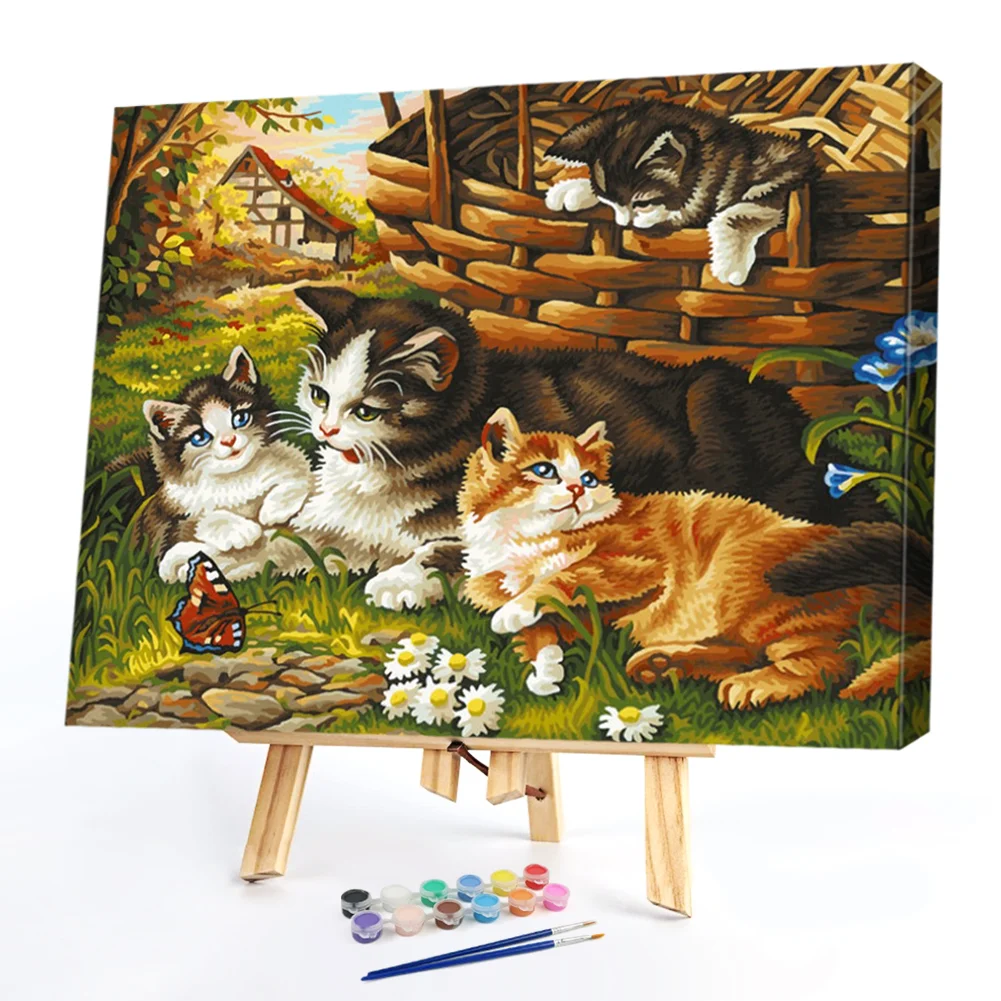 Lovely Cat - Paint By Numbers(50*40CM)