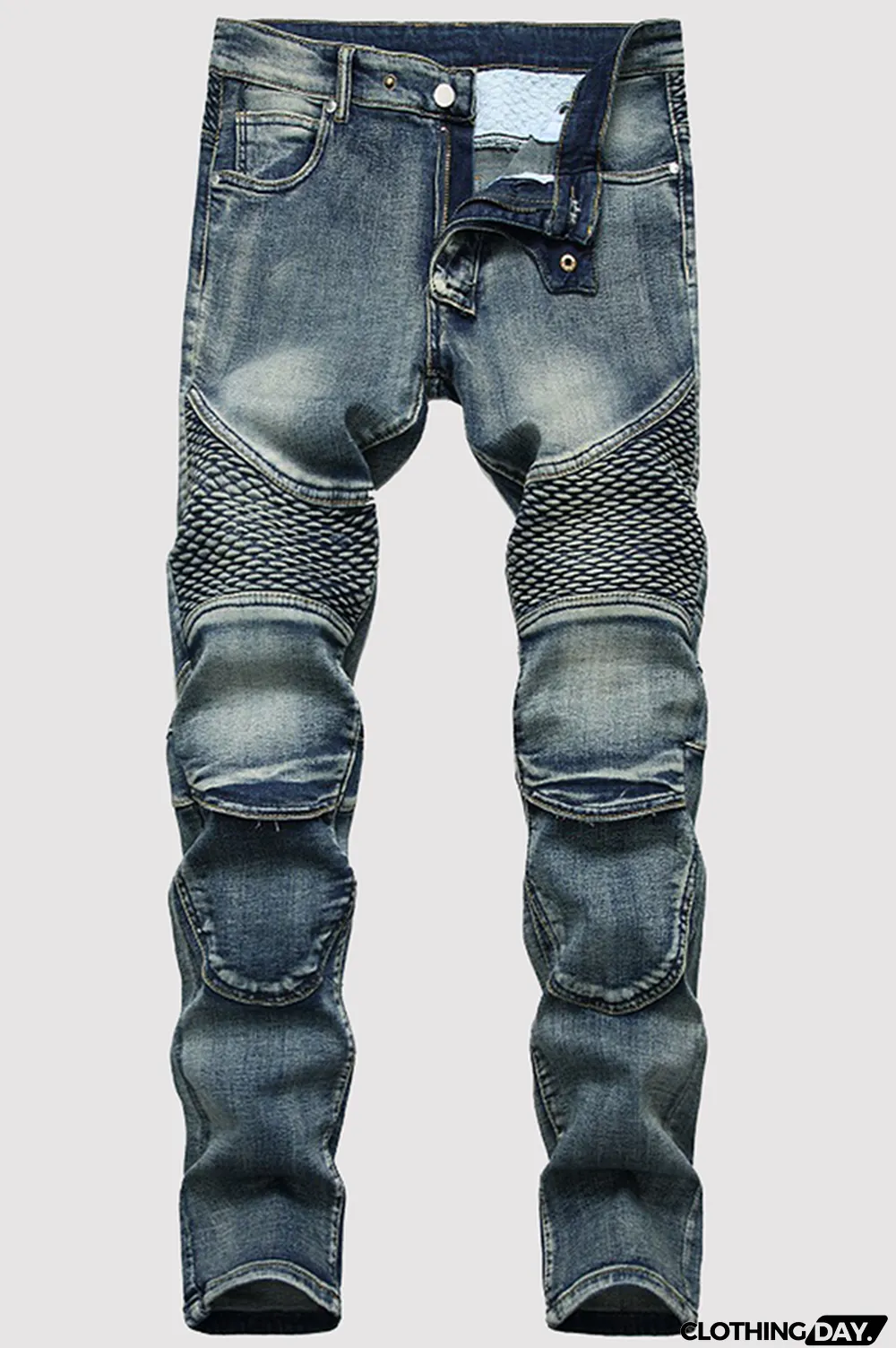 The cowboy blue Street Patchwork Make Old Fold Bottoms
