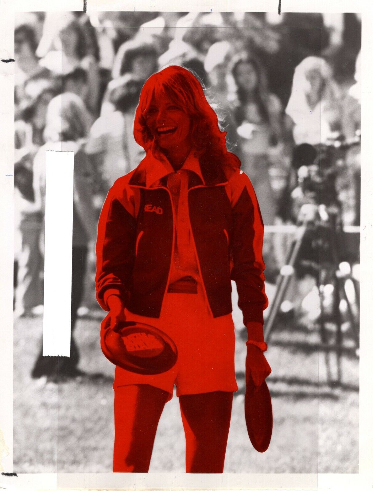 CHERYL TIEGS Model Vintage 7x9 Press Photo Poster painting 1978 BATTLE OF THE NETWORK STARS