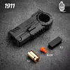 EDC Decompression Toys Advanced Black Technology Gun Decompression Artifact Hand Play Object Alloy Fingertip Gyroscope Push Card
