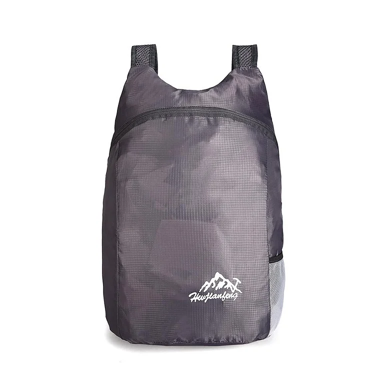20L Outdoors Folding Rucksack Waterproof Sports Travel Backpack (Grey)