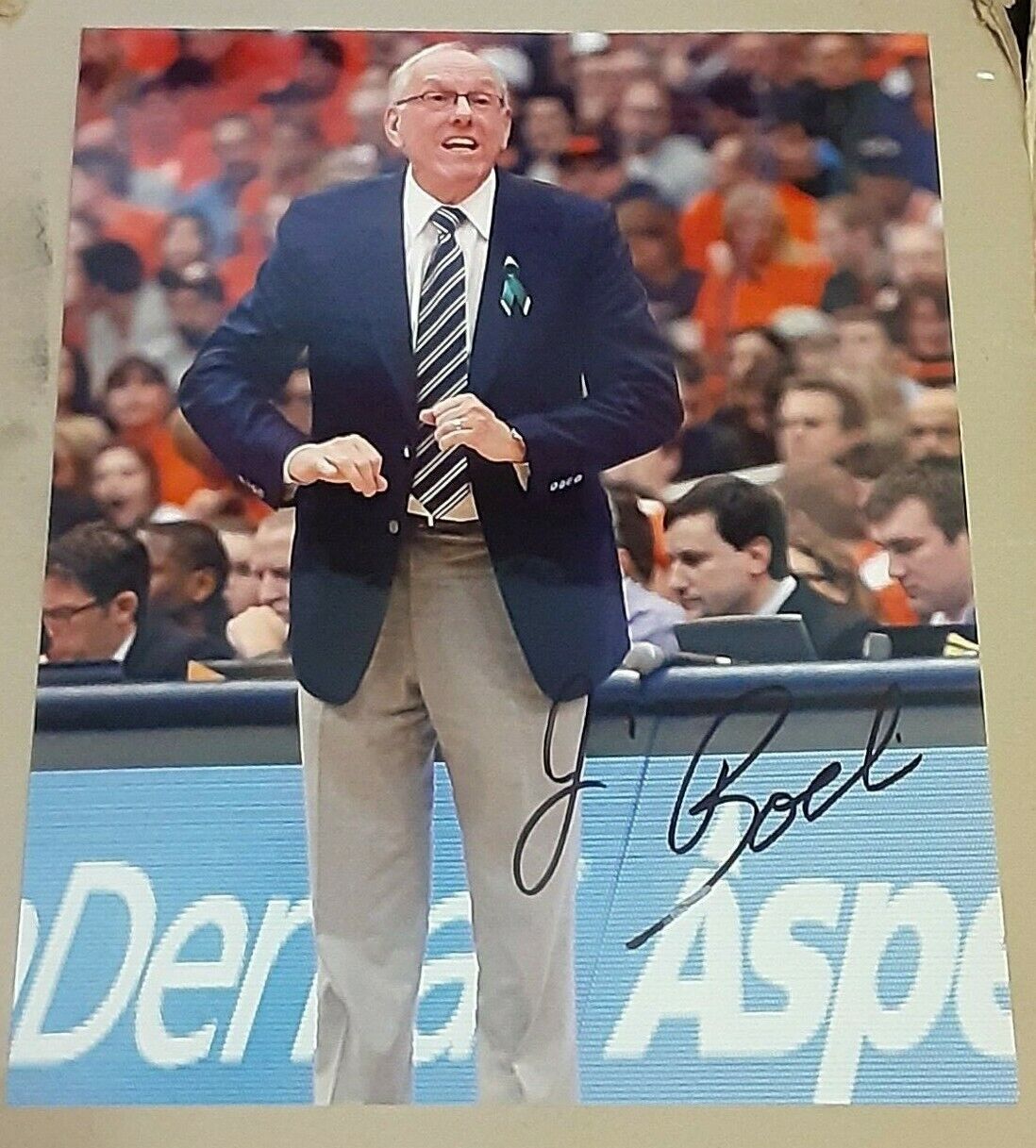 Jim Boeheim Syracuse Orange men SIGNED AUTOGRAPHED 8x10 Photo Poster painting COA Basketball