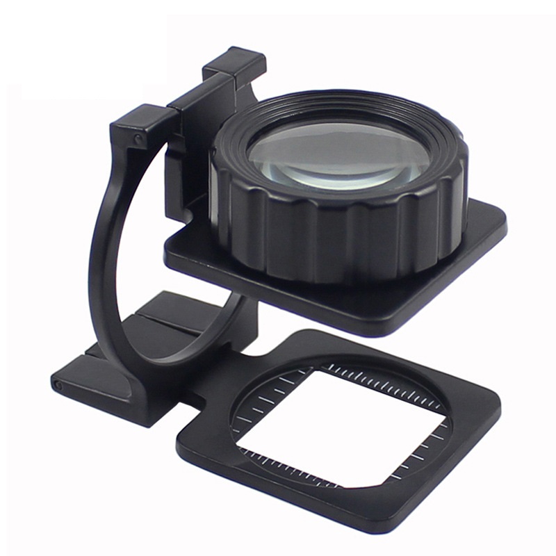 

15X Desk Magnifying Glass Optical Lens Foldable Printing Cloth Magnifier, 501 Original
