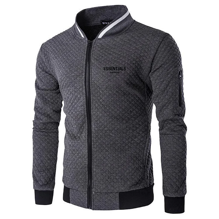 ESSENTIALS Men's Casual Track Jacket