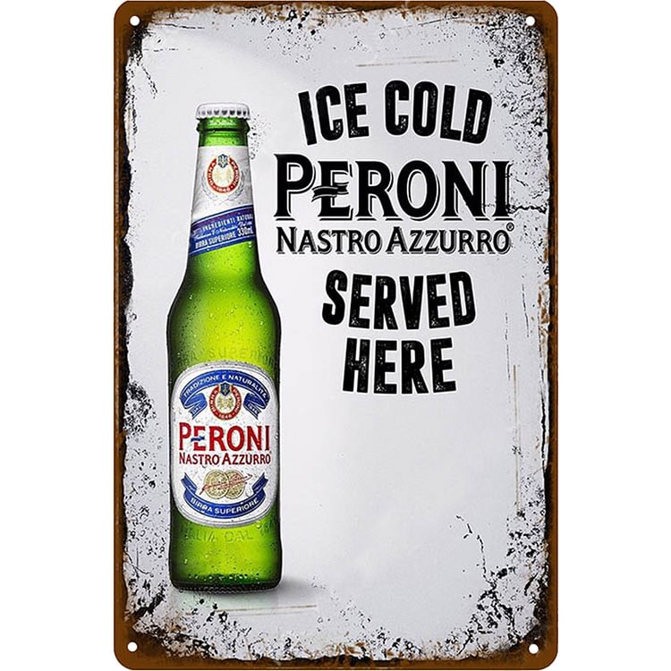 【20*30cm/30*40cm】Peroni Brewery - Vintage Tin Signs/Wooden Signs