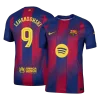 LEWANDOWSKI #9 Barcelona Home Authentic Soccer Jersey 2025/26 &ndash; UCL