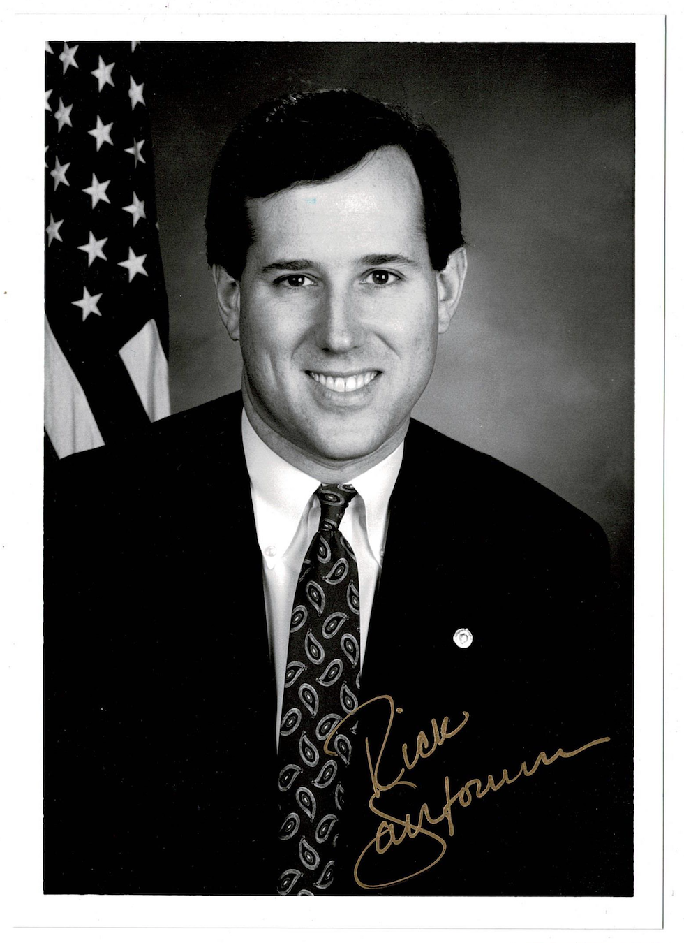 Rick Santorum signed autographed Photo Poster painting! RARE! AMCo Authenticated! 10846