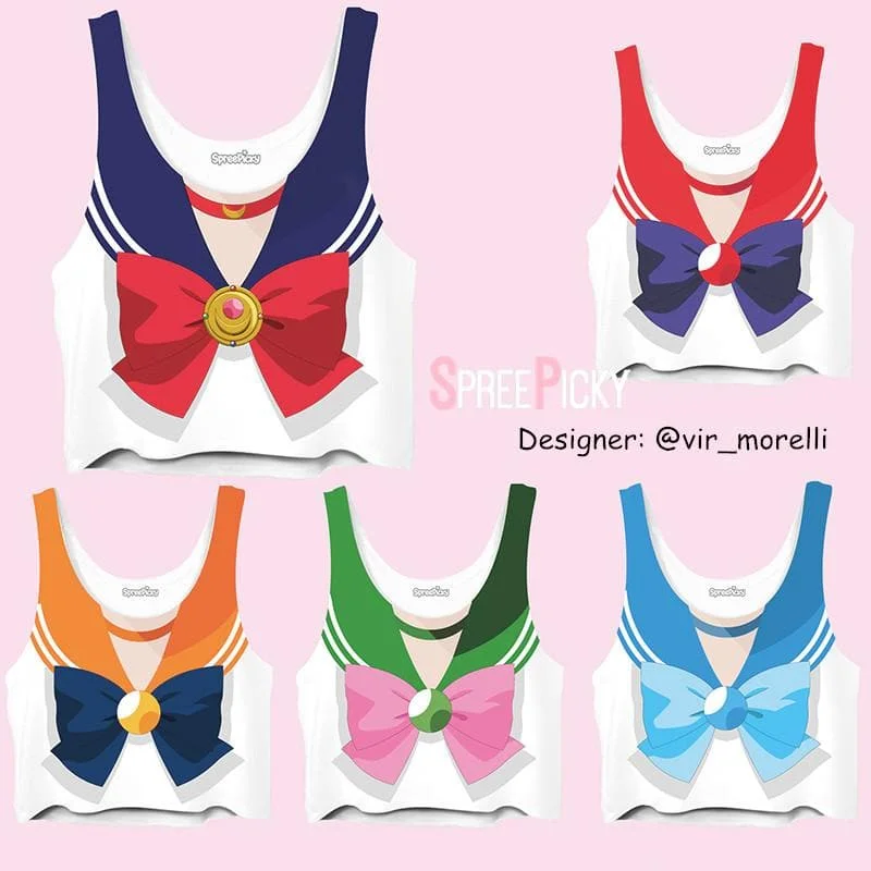 Sailor Senshi Bow Crop Top SP1710499