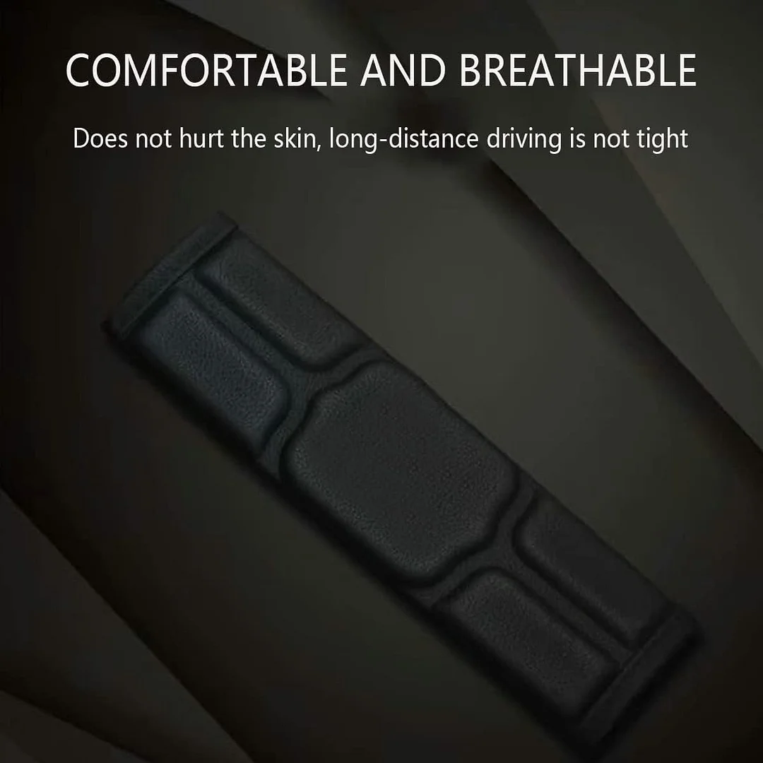 Car seat belt shoulder pads