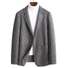 Men's Winter Double-sided Wool Houndstooth Blazer