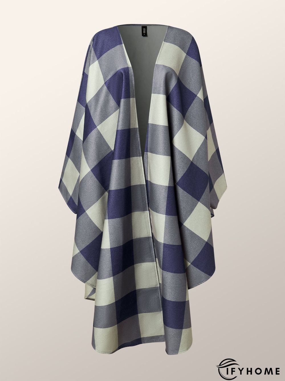 Loose Plaid Urban Overcoat | IFYHOME