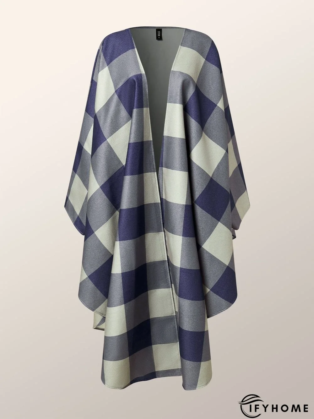 Loose Plaid Urban Overcoat | IFYHOME