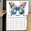 Special Shaped Butterfly 5D DIY Diamond Painting Art Magnetic Fridge Calendar