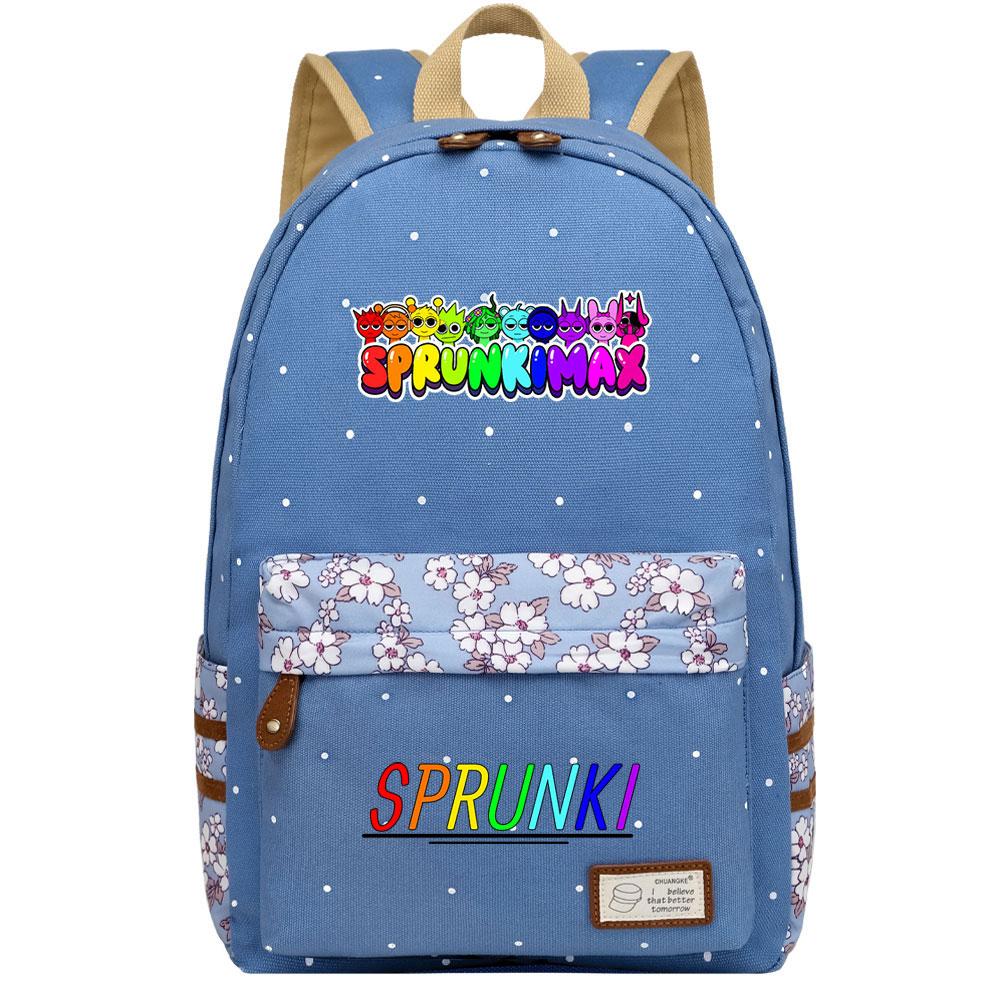 Mayoulove Sprunki Backpack Lightweight Design with Multiple Pockets for School Adventures-Mayoulove