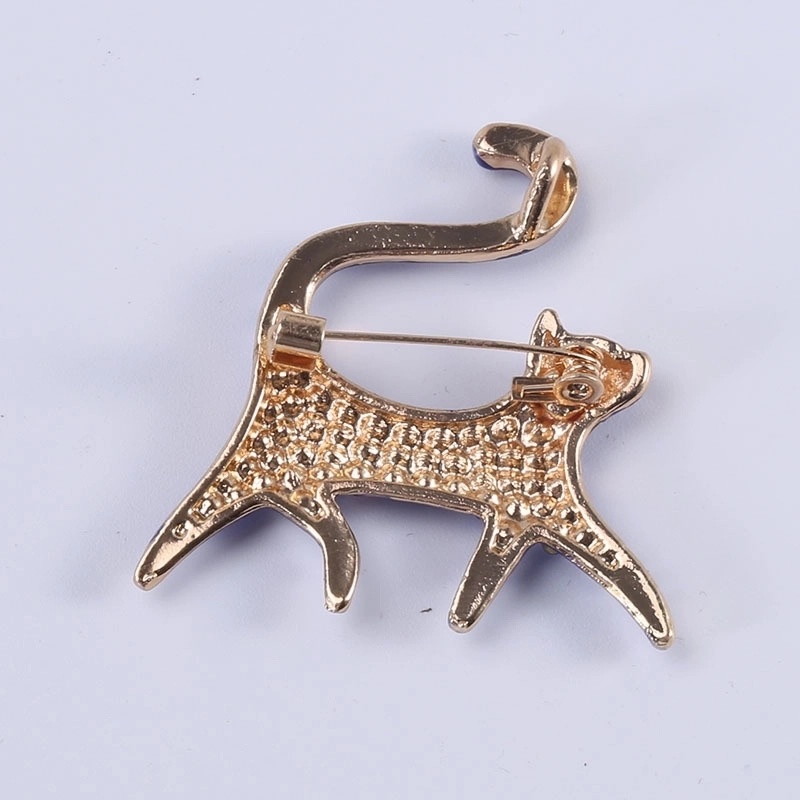 Classic Style Pin Cat Alloy Rhinestone Women’s Brooches