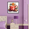 >SALE<5D DIY Full Round Drill Diamond Painting Christmas Mug Drinks Kit Decor 30x30cm