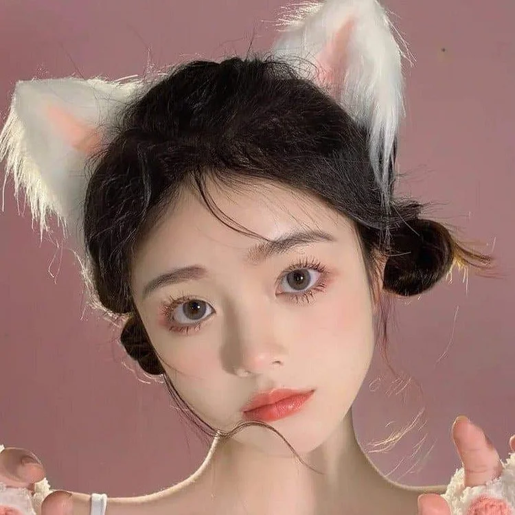 4 Colors Kawaii Cat Girl Fluffy Cosplay Animal Ears SS1957