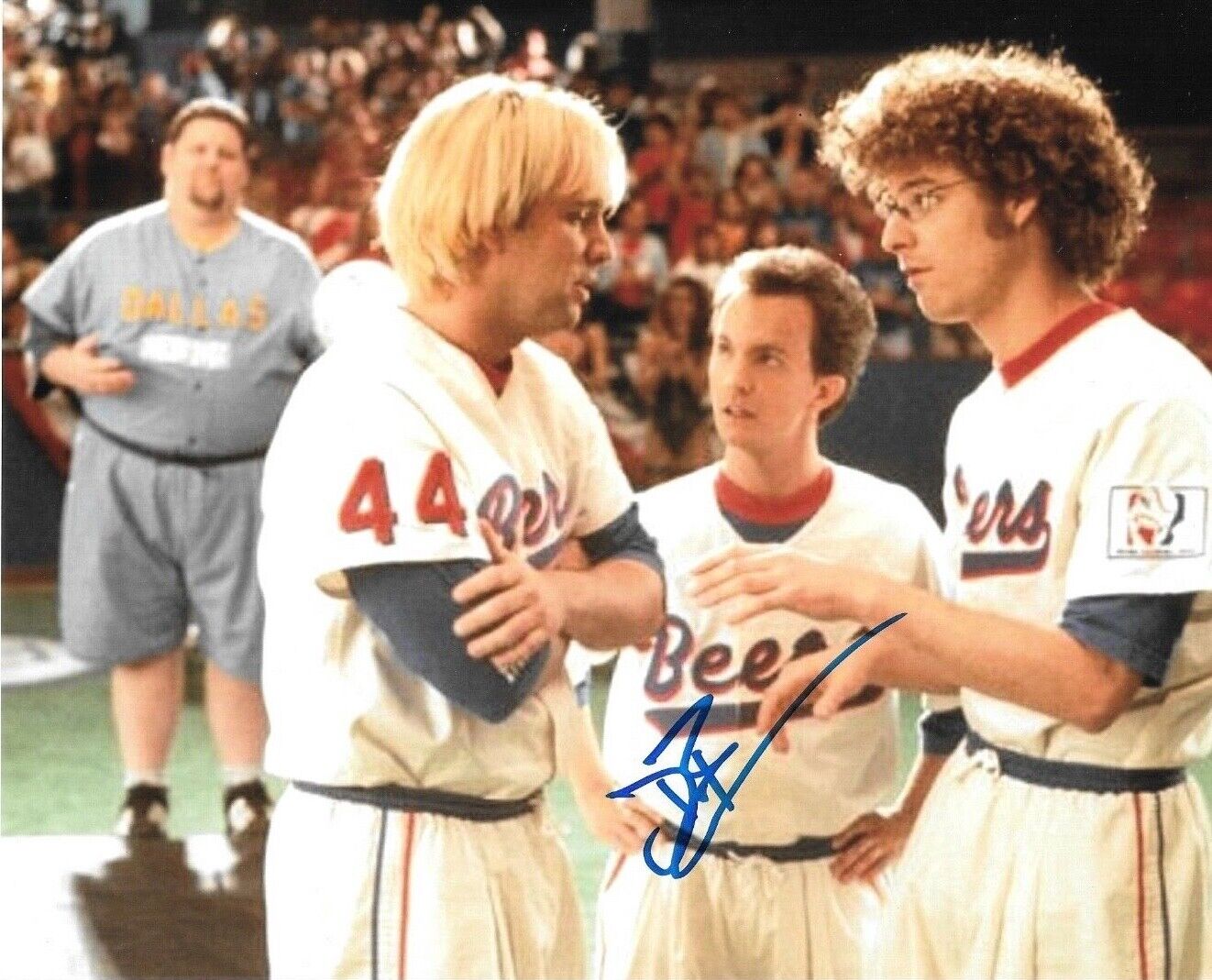 * DIAN BACHAR * signed 8x10 Photo Poster painting * BASEketball SQUEAK * COA * PROOF * 8