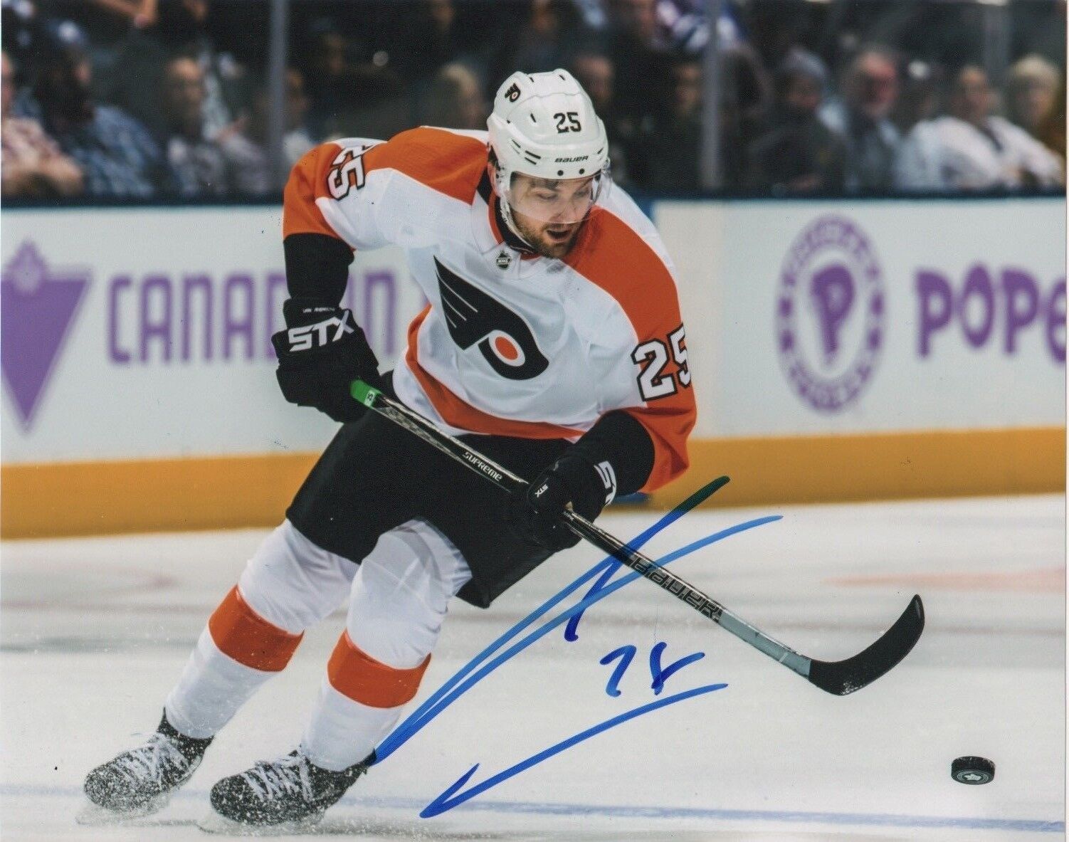 Philadelphia Flyers James Van Riemsdyk Signed Autographed 8x10 Photo Poster painting COA