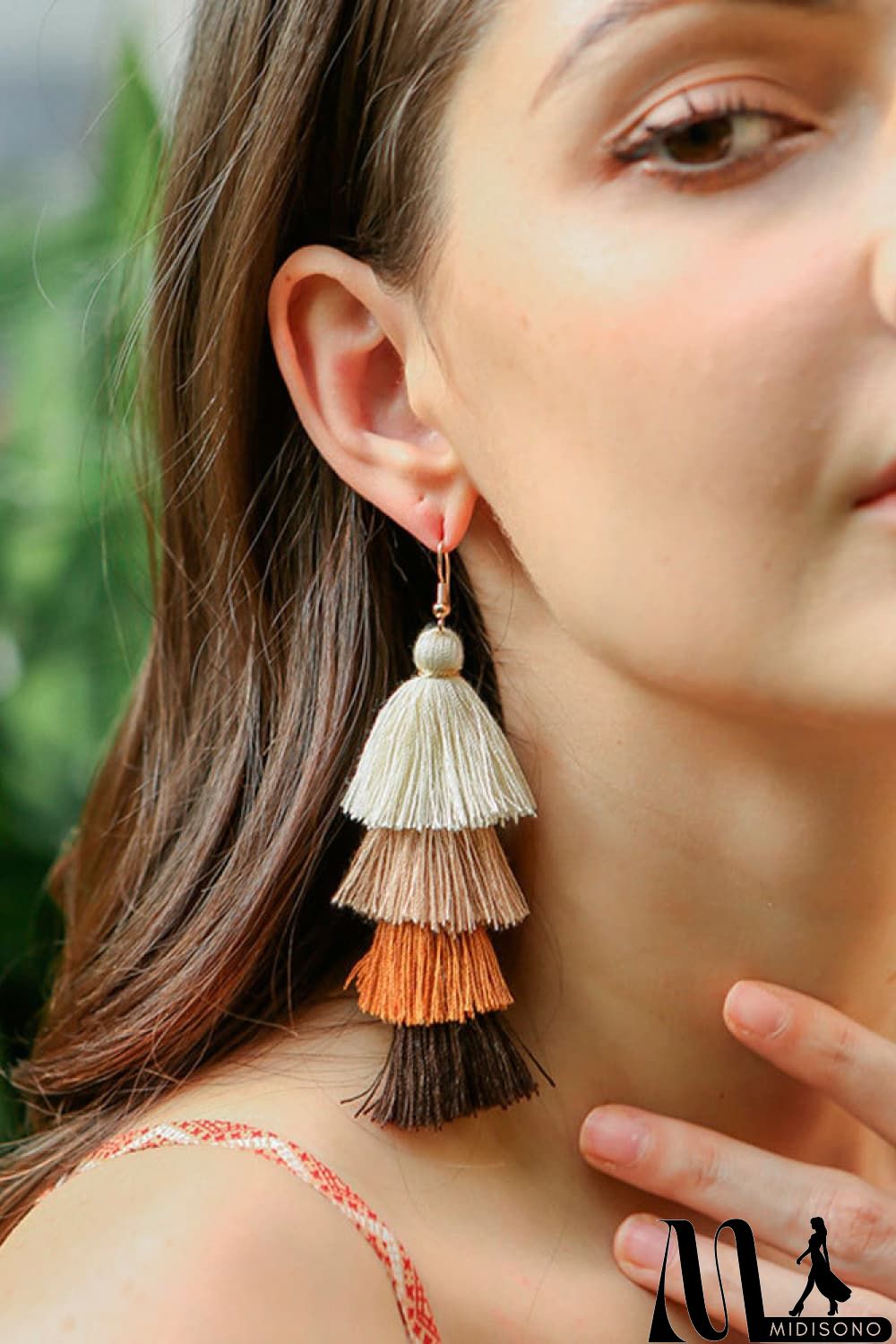 MidiSono - Layered Tassel Earrings