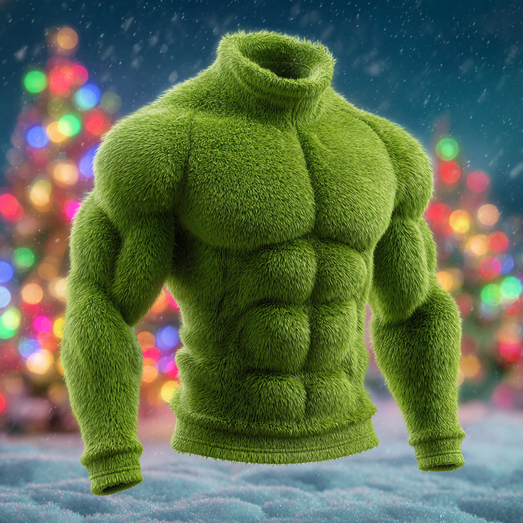 Men's Santa Claus Costume Plush Hoodie elevenforest