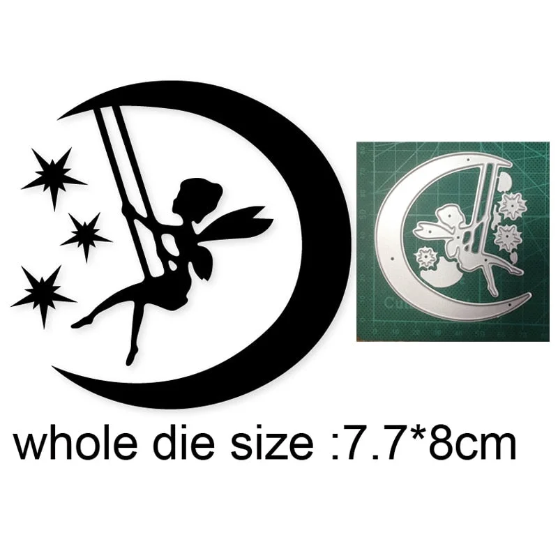 Craft Dies Metal Cutting Dies Cut Die Christmas Elves Angel Scrapbooking Dies Craft Paper Knife Mould Blade Punch Steencils Dies