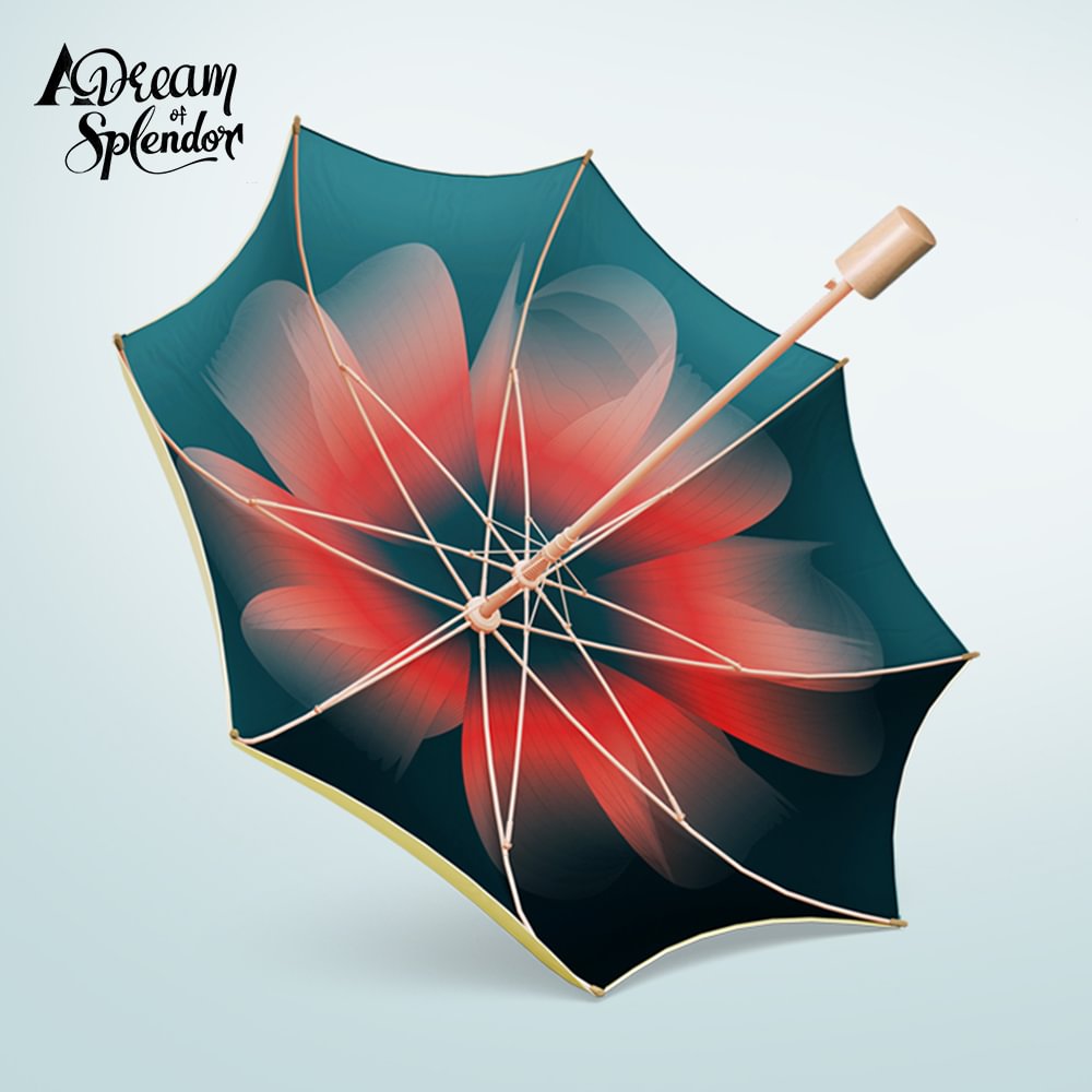 "A Dream of Splendor" Rain and Sun Dual-use Umbrella