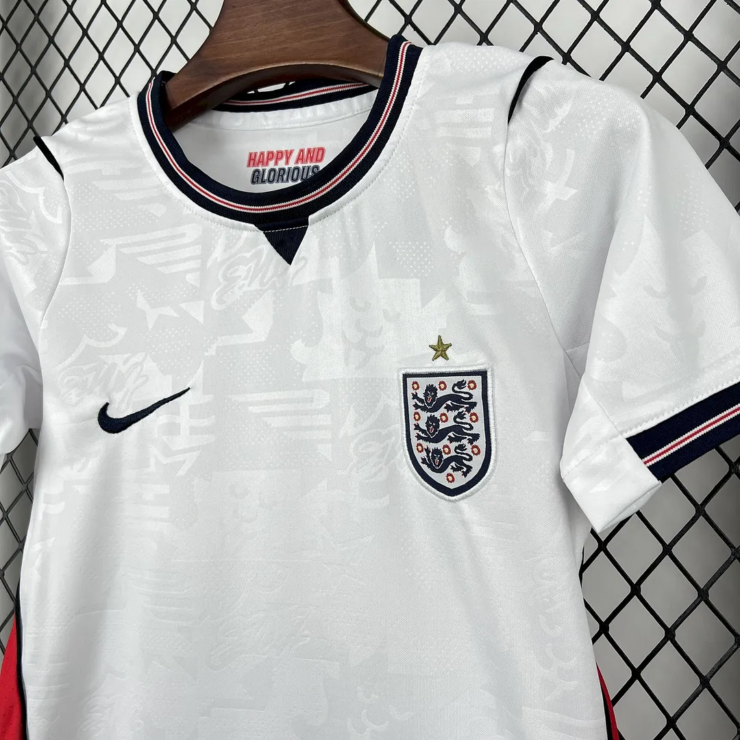 2026 England Home Kids Kit Football jersey Thai Quality