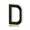 LED Illuminated Modern Address Sign Waterproof Personalized Solar Powered Address Number Dusk To Dawn Adhesive Or Screw Mount for Outside House Light Up Courtyard Hotel Bar