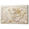 DIY Pearl Painting Gorgeous Mermaid for Home Wall Decor with Frame(20x30cm)