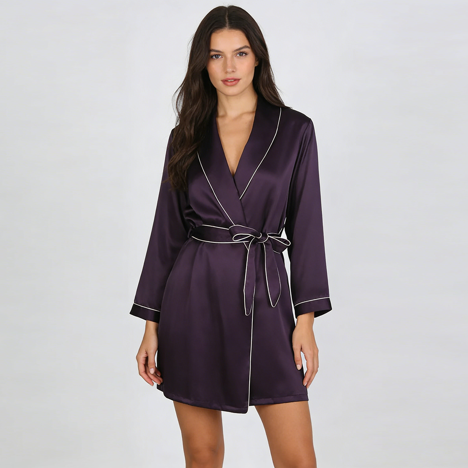 Premium 100% Mulberry Silk Robe Refined Elegance REAL SILK LIFE