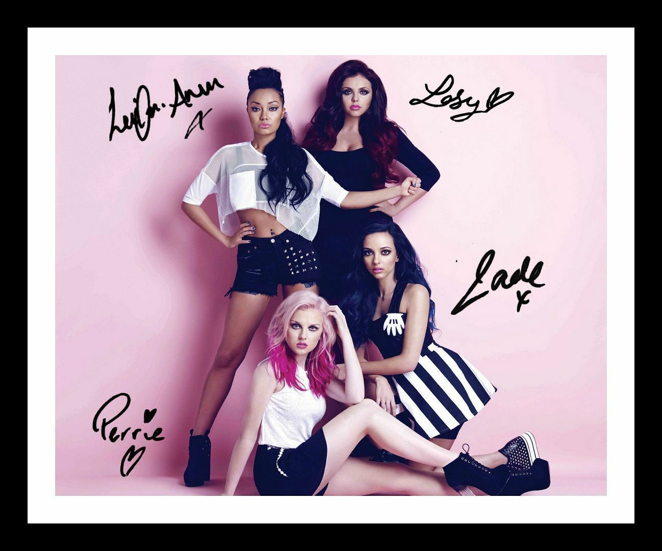 Little Mix Autograph Signed & Framed Photo Poster painting 6