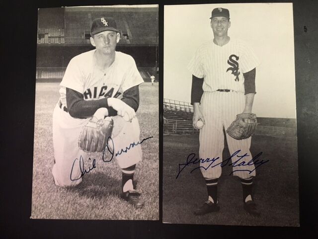 Dick Donavan Autographed Signed Chicago White Sox Postcard Vintage COA