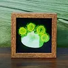 Whimsical LED Art Frame Night Light, Rechargeable Illuminated Decor