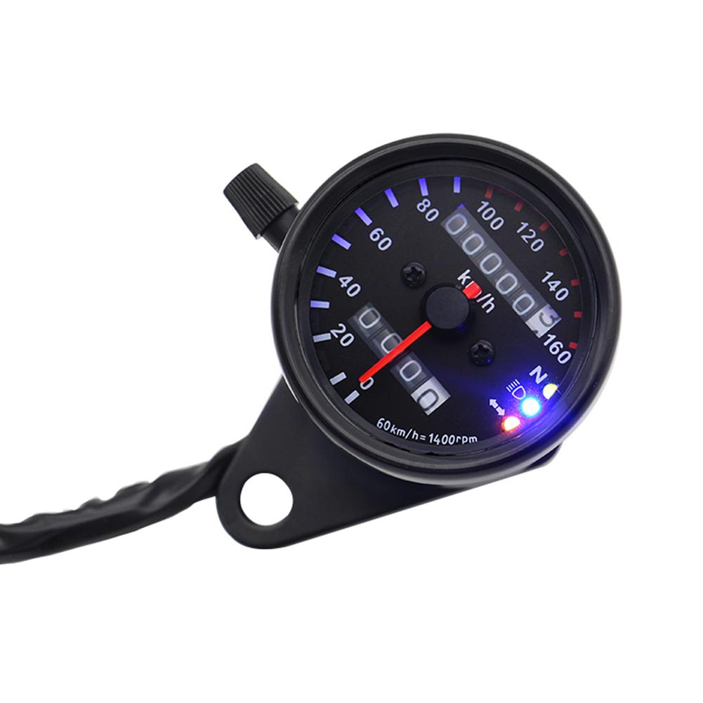 

Motorcycle Speedometer Odometer with Neutral Gear Turn Signal Indicator, 501 Original