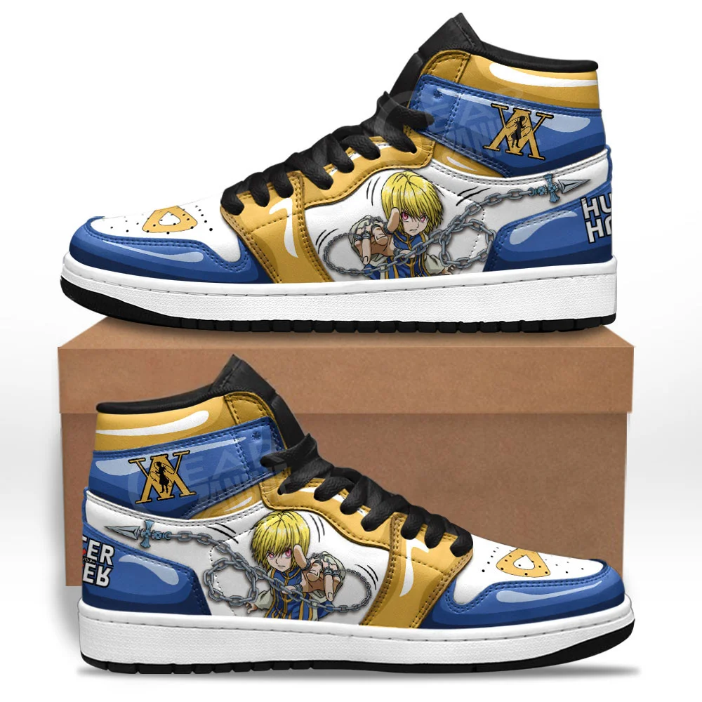 Kingofallstore - Kurapika Sneakers Custom Hunter X Hunter Anime Shoes