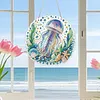Jellyfish DIY Rhinestone Diamond Painting Pendant 25x25cm Double Sided