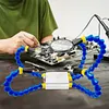 Octopus Welding Clamp with 5X Magnifier&Base 1/4In Thread Welding Auxiliary Tool